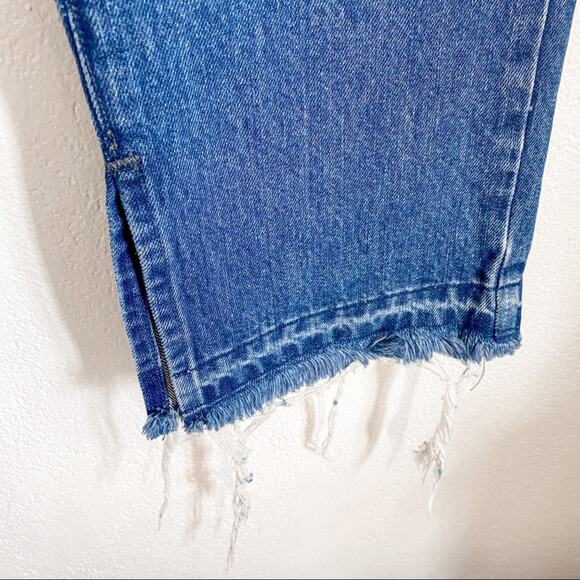 Show Me Your Mumu Brooklyn High Waist Cropped Jean Size 30 - Picture 11 of 14